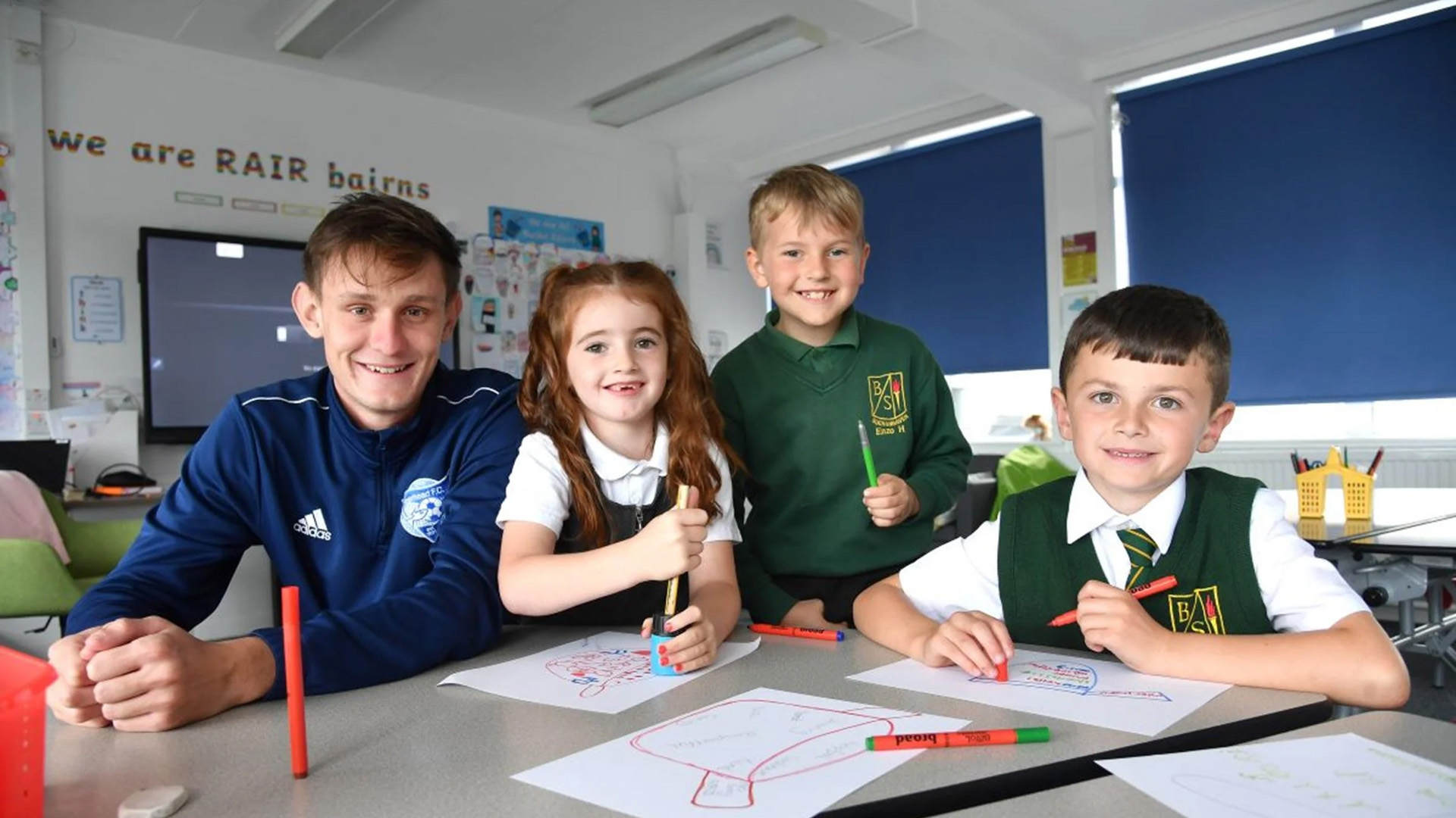 Peterhead schoolkids ‘on the ball’ thanks to ground-breaking sports project